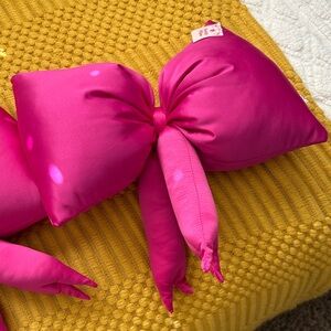 2 Target Pink Bow Pillow